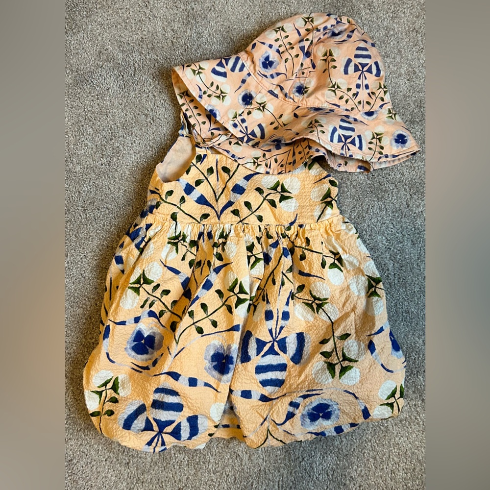 H&M x Georgia Beaumont Seersucker Dress - 12 months - Picture 3 of 7